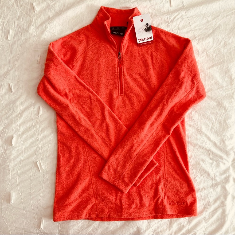 Marmot Womens Ladies Rocklin 1/2 Half Zip Fleece Pullover Sweater Mock Neck NWT